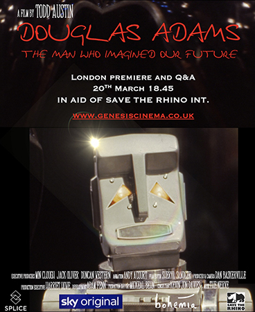 Mark contributes to a new documentary about Douglas Adams (London premiere is 20 March)